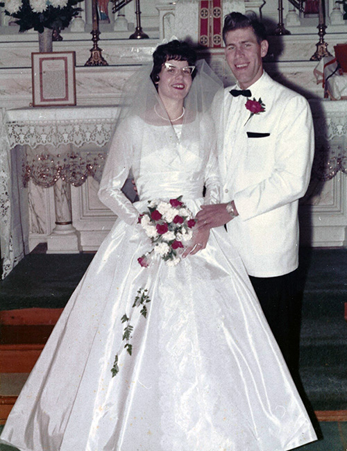 George and Janis Collet Wedding Day