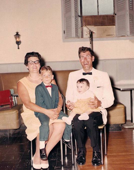 George and Janis Collet, John Collet, and Amy Collet (Adams)