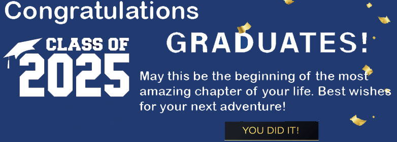 Congratulations Graduates